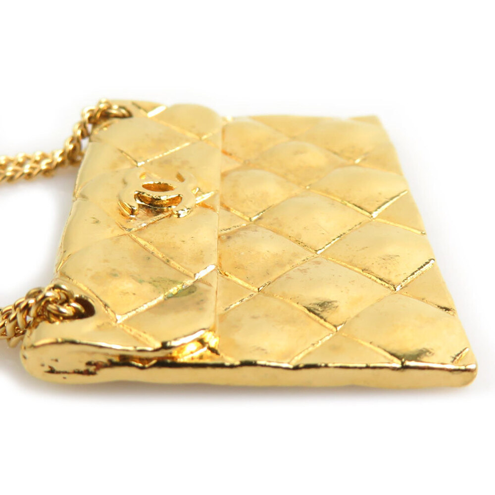 CHANEL Gold Logo Brooch - Picture 4 of 5